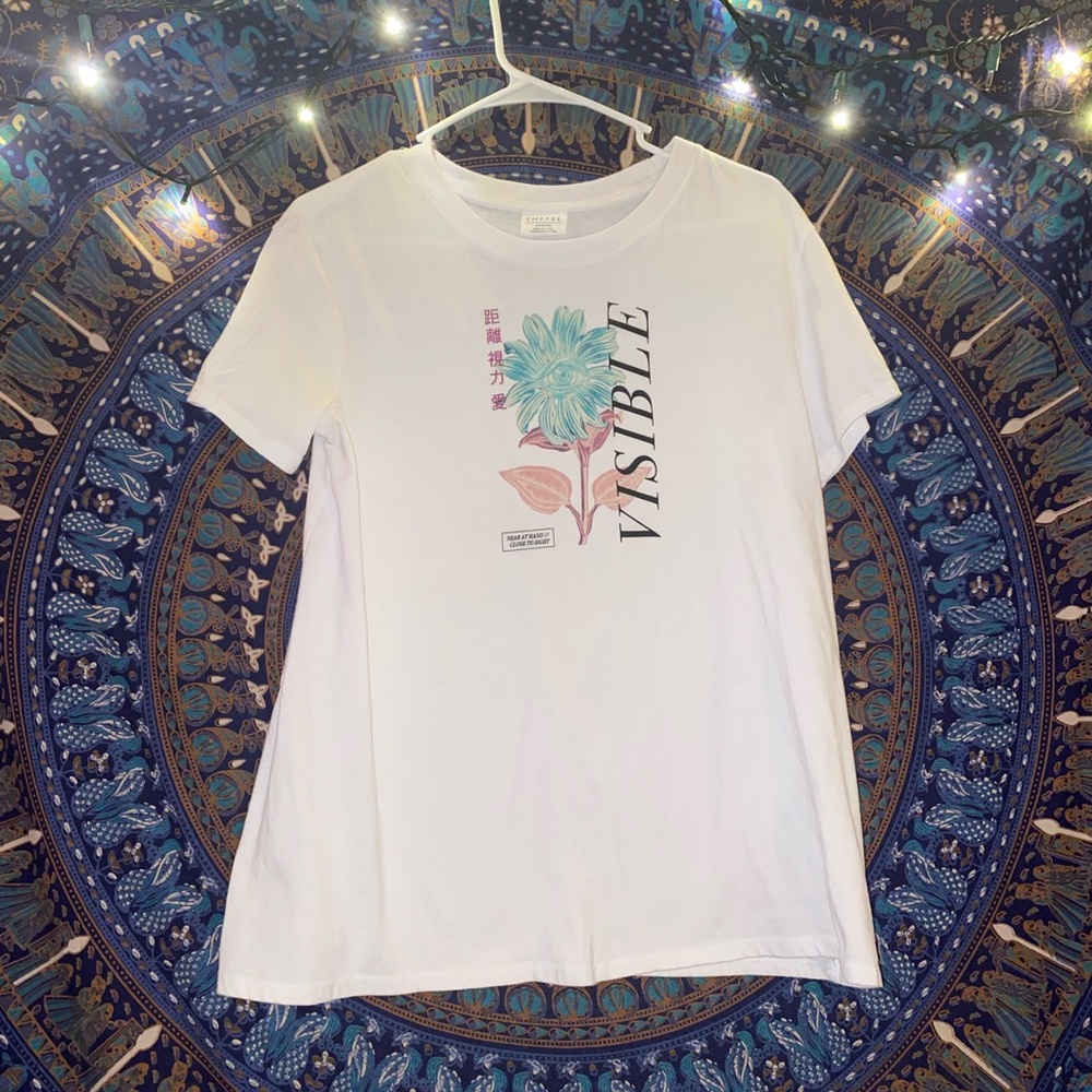 empyre white short sleeve tee